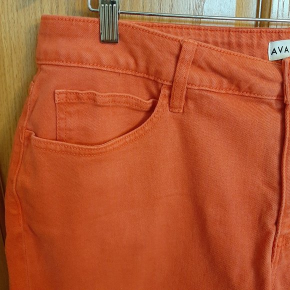 NWT!!! Ava & Viv Acid Wash Shorts Tigerlily - Picture 2 of 7